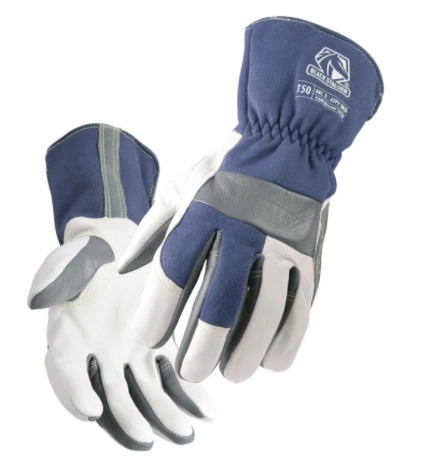 Black Stallion Premium Grain Goatskin & FR Cotton TIG Welding Glove 3 Black Stallion Premium Grain Goatskin & FR Cotton TIG Welding Glove