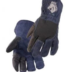 Black Stallion BSX Grain Goatskin & Flame-Resistant Stretch Knit Cotton TIG Glove