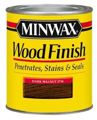 Minwax Dark Walnut Oil Based Wood Finish Stain - Half Pint 3 Minwax Dark Walnut Oil Based Wood Finish Stain - Half Pint
