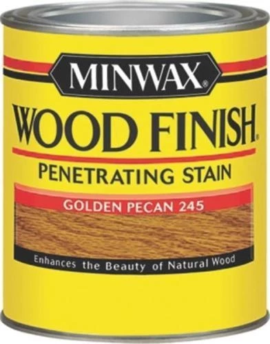 Minwax Golden Pecan Oil Based Wood Finish Stain – Quart 3 Minwax Golden Pecan Oil Based Wood Finish Stain – Quart