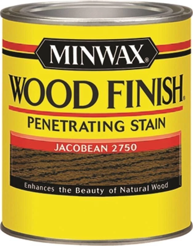 Minwax Jacobean Oil Based Wood Finish Stain – Quart 3 Minwax Jacobean Oil Based Wood Finish Stain – Quart