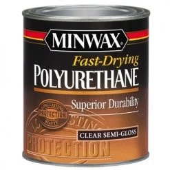Minwax Semi-Gloss Fast-Drying Polyurethane - Quart