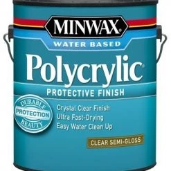 Minwax Semi-Gloss Polycrylic Protective Finish – Gallon