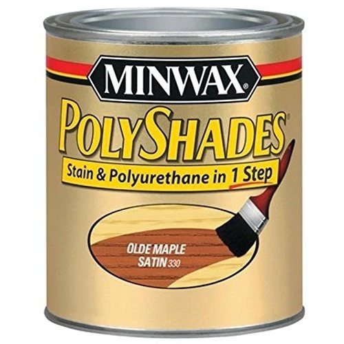 Minwax Olde Maple Satin PolyShades - Quart 3 Minwax Olde Maple Satin PolyShades - Quart