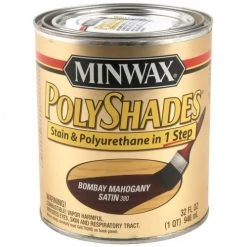Minwax Bombay Mahogany Satin PolyShades – Half Pint