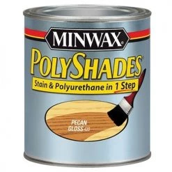 Minwax Pecan Gloss PolyShades – Half Pint