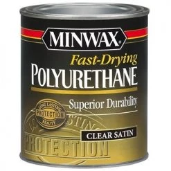 Minwax Satin Fast-Drying Polyurethane - Half Pint