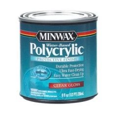 Minwax Gloss Polycrylic Protective Finish – Half Pint