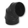 Gray Metal Black 90° Adjustable Elbow Pipe, 24 ga 64602 6-in -Home Improvement Sales Shop 16570023 1 2