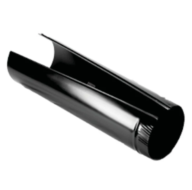 Grey Metal 8" 1ft Single Wall Stove Pipe Black 3 Grey Metal 8" 1ft Single Wall Stove Pipe Black