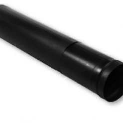 Gray Metal 6" X 60" Black Stove Pipe, 24 ga.