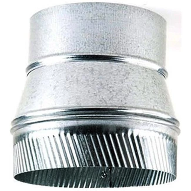 Gray Metal Products 3 x 4 in. 26 Ga. Galvanized Large End Crimped Taper Increaser 3 Gray Metal Products 3 x 4 in. 26 Ga. Galvanized Large End Crimped Taper Increaser