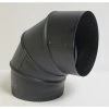 Gray Metal Products 4-24-0602 Elbow Adjustable 4 inch 24GA - Black -Home Improvement Sales Shop 16570802