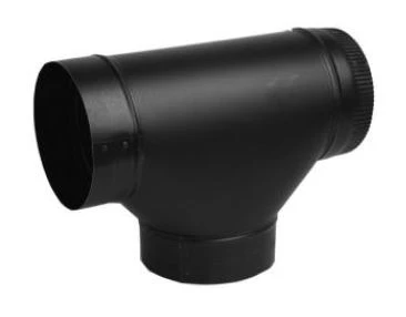 Gray Metal Products 4" Black Tee 3 Gray Metal Products 4" Black Tee