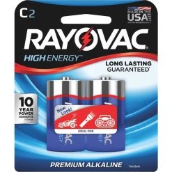 Rayovac Alkaline C Batteries 2 Pack