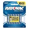 Rayovac AAA Alkaline Batteries 6 Pack