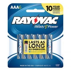 Rayovac AAA Alkaline Batteries 6 Pack