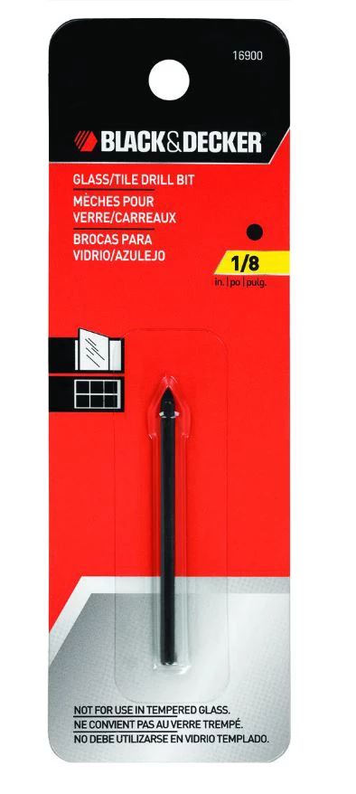 Black & Decker Glass and Tile Drill Bits 3 Black & Decker Glass and Tile Drill Bits