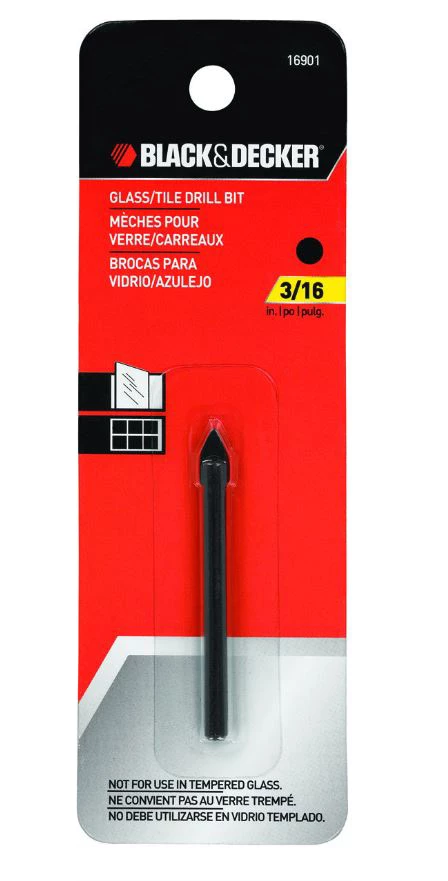 Black & Decker Glass and Tile Drill Bits 4 Black & Decker Glass and Tile Drill Bits - Image 2