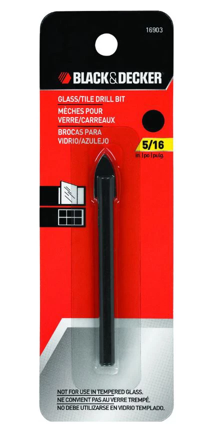 Black & Decker Glass and Tile Drill Bits 6 Black & Decker Glass and Tile Drill Bits - Image 4