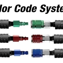 ColorConnex Coupler and Plug Kit (5 Piece), Industrial Type C, 1/4 in. NPT, Blue 5 ColorConnex Coupler and Plug Kit (5 Piece), Industrial Type C, 1/4 in. NPT, Blue -Home Improvement Sales Shop 17650236 2 1