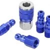 ColorConnex Coupler and Plug Kit (5 Piece), Industrial Type C, 1/4 in. NPT, Blue 1 ColorConnex Coupler and Plug Kit (5 Piece), Industrial Type C, 1/4 in. NPT, Blue -Home Improvement Sales Shop 17650249