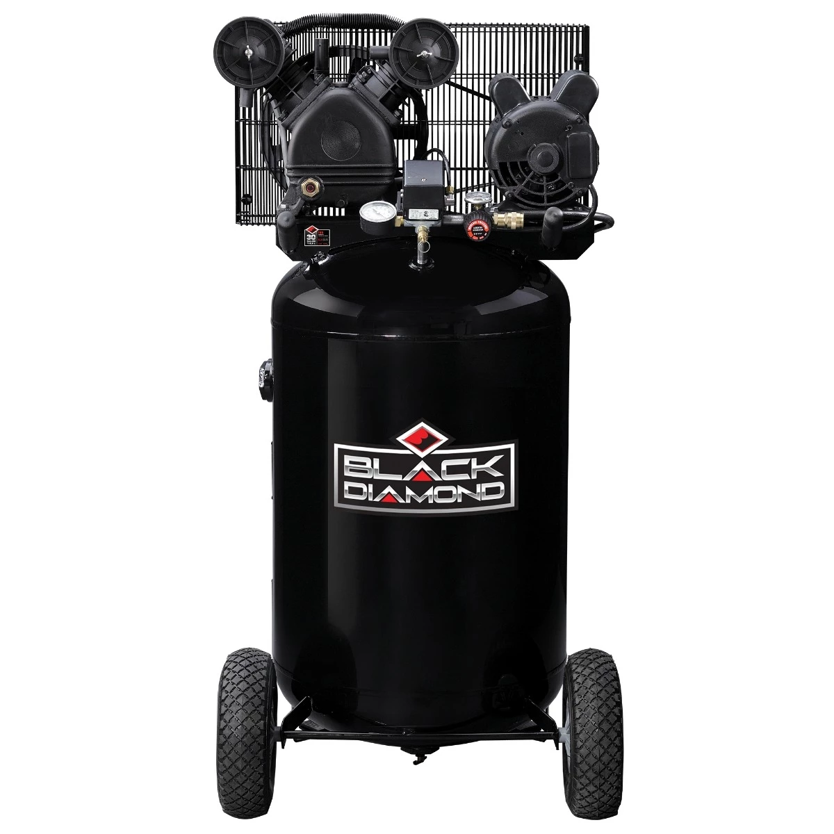 Black Diamond BDLA1683066 1.6HP V-Twin Vertical Compressor - 30 gal 3 Black Diamond BDLA1683066 1.6HP V-Twin Vertical Compressor - 30 gal