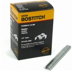 Bostitch Power Crown Staples, 1/4 In, 6000-Pack