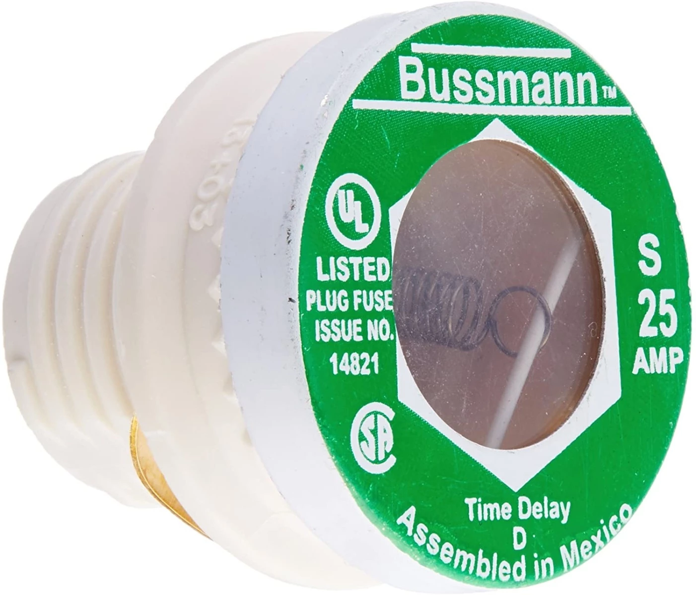 Bussmann Fustat S Series Time Delay Plug Fuses – 4 Pack 5 Bussmann Fustat S Series Time Delay Plug Fuses – 4 Pack - Image 3