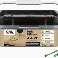 GRK 9 x 2-1/2" Wood To Wood Deck Screws -Home Improvement Sales Shop 19571509