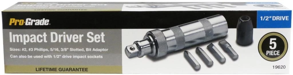 Pro-Grade 1/2" Impact Driver Set 3 Pro-Grade 1/2" Impact Driver Set