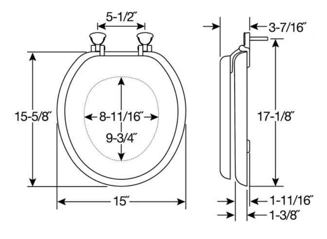 Mayfair by Bemis Round Soft Toilet Seat 5 Mayfair by Bemis Round Soft Toilet Seat - Image 3