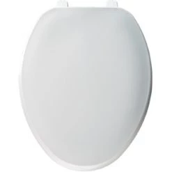 Mayfair Toilet Seat Elongated White Plastic