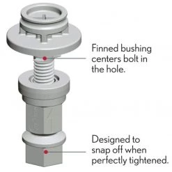 Mayfair STA-TITE Toilet Seat Fastening Hardware Upgrade Kit 9 Mayfair STA-TITE Toilet Seat Fastening Hardware Upgrade Kit -Home Improvement Sales Shop 19650388 1