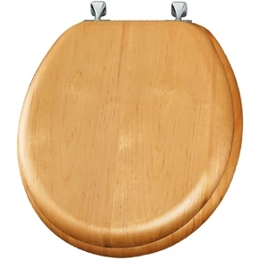Mayfair Natural Reflections Veneer Round Toilet Seat 3 Mayfair Natural Reflections Veneer Round Toilet Seat