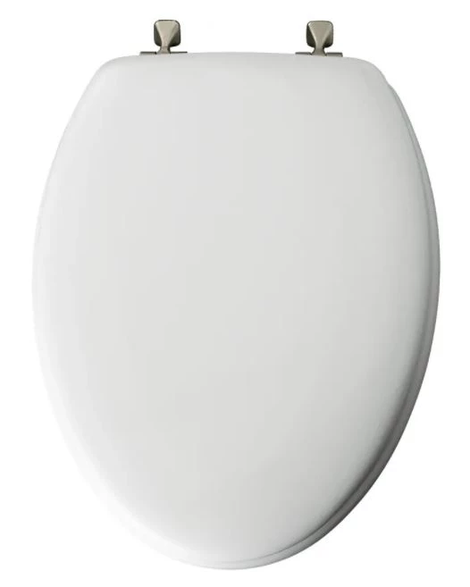 Mayfair by Bemis Edgewater™ Elongated Enameled Wood Toilet Seat, White 4 Mayfair by Bemis Edgewater™ Elongated Enameled Wood Toilet Seat, White - Image 2