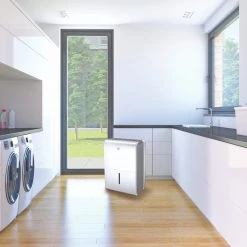 Perfect Aire 22 Pt./Day 2-Speed Flat Panel Dehumidifier -Home Improvement Sales Shop 1pfd flat panel dehum lifestyle 1