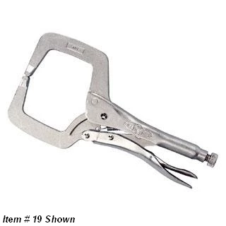 Irwin Tools Vise-Grip Locking C-Clamps with Regular Tips 3 Irwin Tools Vise-Grip Locking C-Clamps with Regular Tips