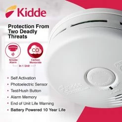 Kiddie Worry-Free Kitchen Sealed Lithium Battery Power Smoke/CO Alarm P3010K-CO -Home Improvement Sales Shop 21010170 4 1
