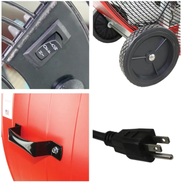 BLACK DIAMOND 42 IN. 2-SPEED BELT DRIVE DRUM FAN 5 BLACK DIAMOND 42 IN. 2-SPEED BELT DRIVE DRUM FAN - Image 3