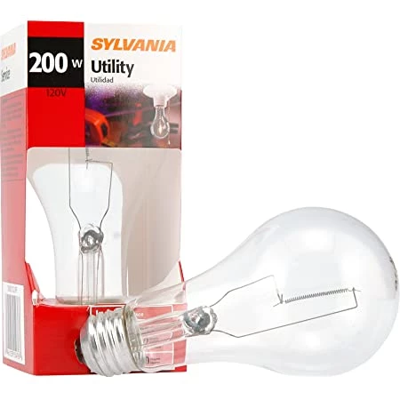 SYLVANIA Utility Light Blub 200WATT CLR 3 SYLVANIA Utility Light Blub 200WATT CLR