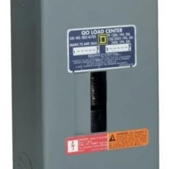Square D QO 70 Amp 2-Space 4-Circuit Indoor Main Lug Load Center w/Surface Mount Cover