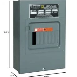 Square D QO 100 Amp 6-Space 12-Circuit Indoor Main Lug Load Center w/Surface Mount Cover 5 Square D QO 100 Amp 6-Space 12-Circuit Indoor Main Lug Load Center w/Surface Mount Cover -Home Improvement Sales Shop 2500055 1