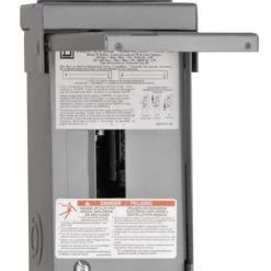 Square D Homeline 70 Amp 2-Space 4-Circuit Outdoor Main Lug Load Center
