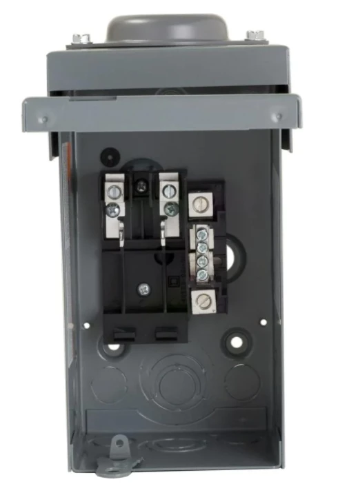 Square D Homeline 70 Amp 2-Space 4-Circuit Outdoor Main Lug Load Center 5 Square D Homeline 70 Amp 2-Space 4-Circuit Outdoor Main Lug Load Center - Image 3