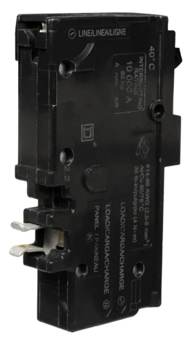 Square D Homeline 20 Amp Single-Pole Plug-On Neutral Combination Arc Fault Circuit Breaker 5 Square D Homeline 20 Amp Single-Pole Plug-On Neutral Combination Arc Fault Circuit Breaker - Image 3