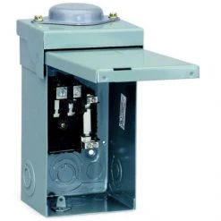 Square D QO 40 Amp 2-Space 2-Circuit Outdoor Main Lug Load Center