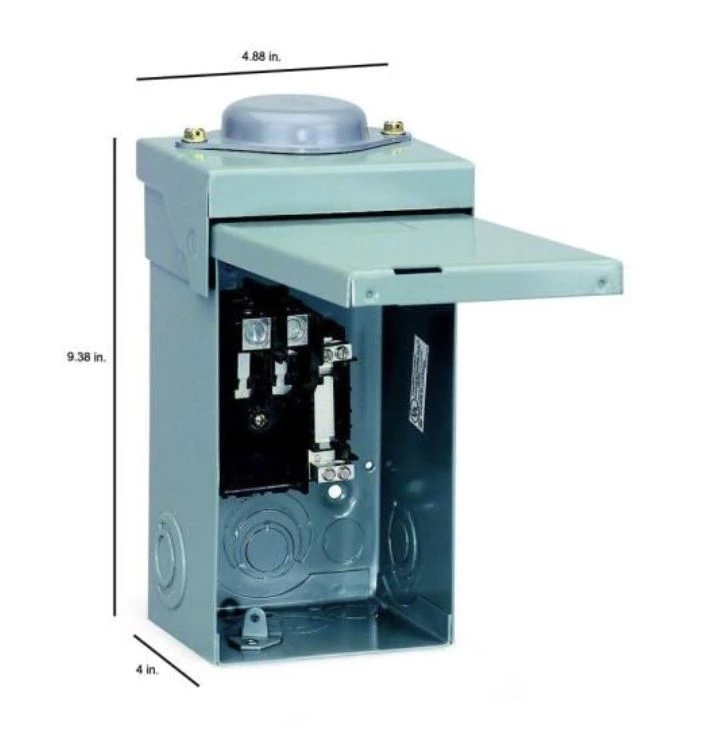 Square D QO 40 Amp 2-Space 2-Circuit Outdoor Main Lug Load Center 4 Square D QO 40 Amp 2-Space 2-Circuit Outdoor Main Lug Load Center - Image 2