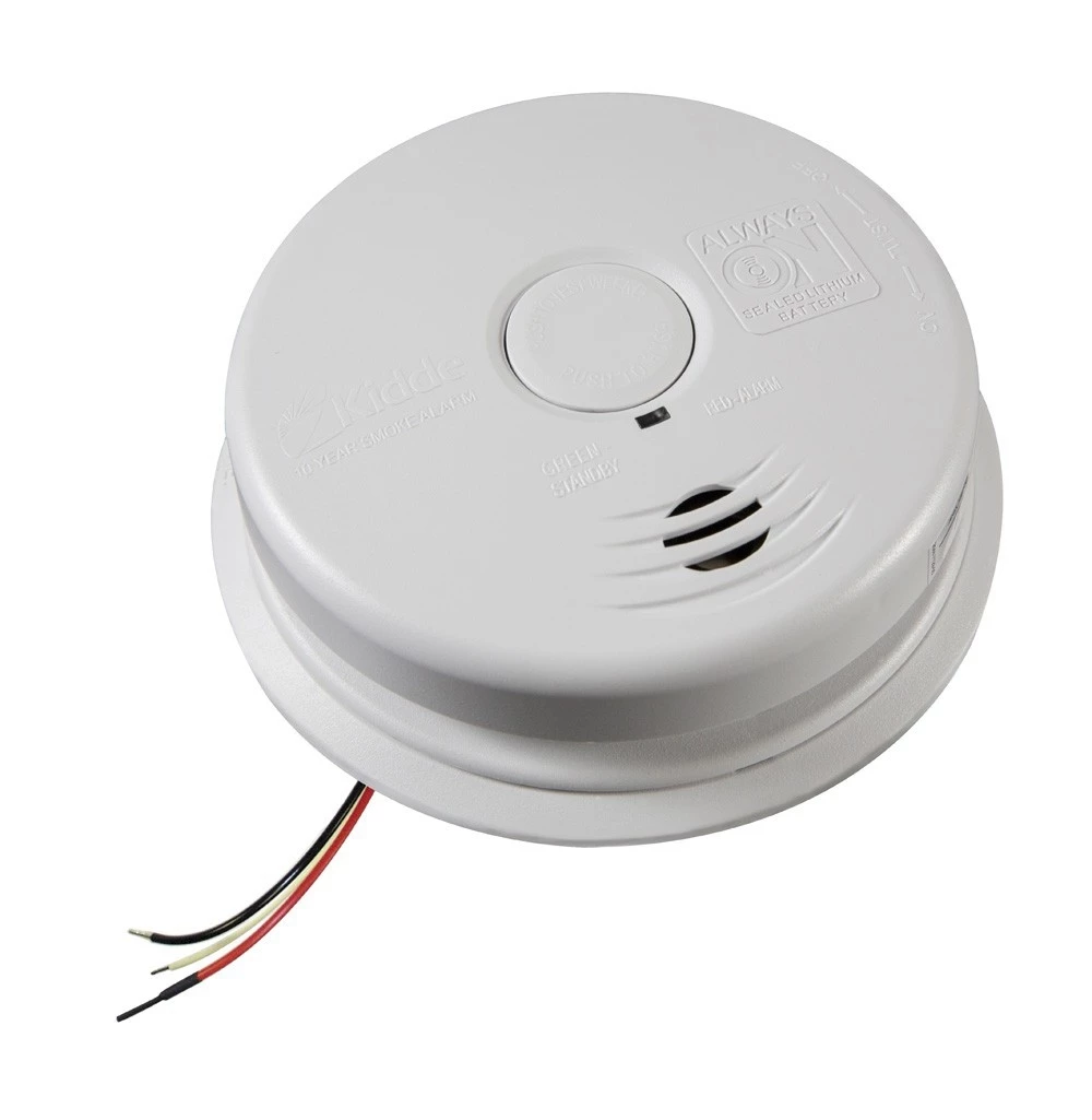 Kidde Wire-in Smoke Alarm with 10 Year Battery Backup 3 Kidde Wire-in Smoke Alarm with 10 Year Battery Backup