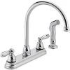 Peerless Chrome Kitchen Faucet with Sprayer -Home Improvement Sales Shop 2581103 1 1
